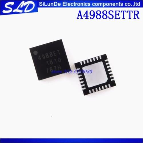 Free Shipping 50pcs/lot A4988SETTR-T A4988SETTR A4988SE 4988ET A4988 QFN-28 new and original in stock