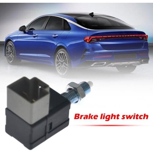 Black Brake Stop Light Lamp Switch 4-Pin for Hyundai Kia 1989-2017 93810-3K000938103K000 Interior Auto Replacement Parts