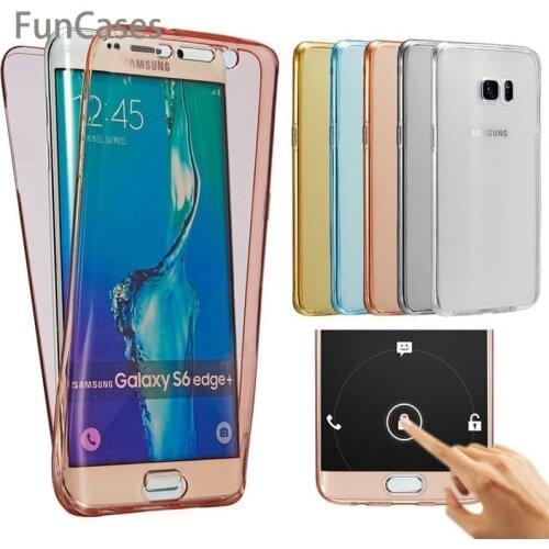 360 Double Silicone Phone Case For Samsung Galaxy S10 Plus S20 Ultra S9 S8 Case S10E soft Cover for Huawei Y9 2019 Y6 Y7 Y5