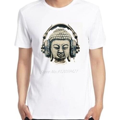Banksy Dj Buddha Music Art Breathable Printed Men T Shirt Short Sleeve oversized Harajuku Streetwear Men clothing