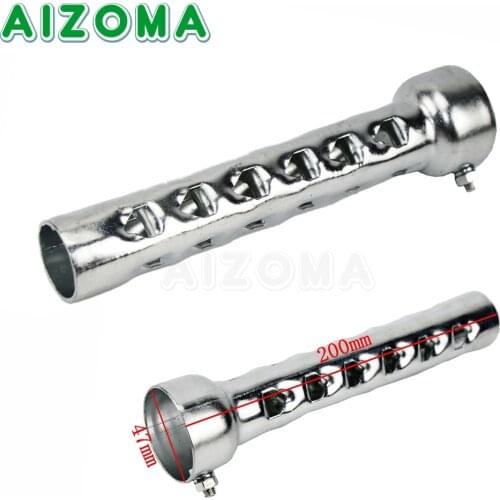 Motorcycle 8" Long Removable Muffler Silencer DB Killer Noise Sound Eliminator Can For Harley Sportster Drag Pipe Exhaust Baffle