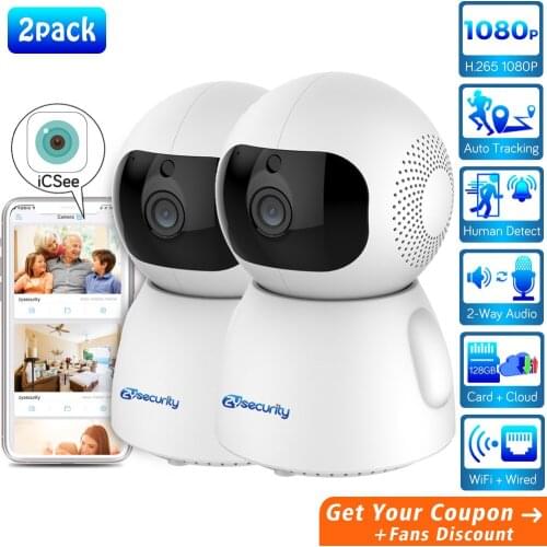 HD 1080P AI Cloud IP Camera WiFi H.265 Auto Tracking Smart Wireless Home Security Camera Pan Tilt Zoom Camera Video Surveillance