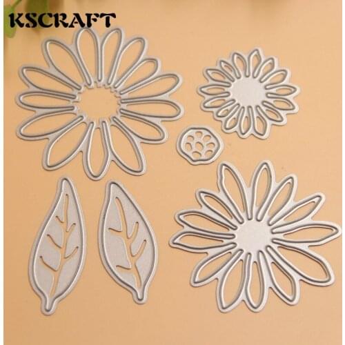 KSCRAFT Flower Metal Cutting Dies Stencils for DIY Scrapbooking Stamp/photo album Decorative Embossing DIY Paper Cards
