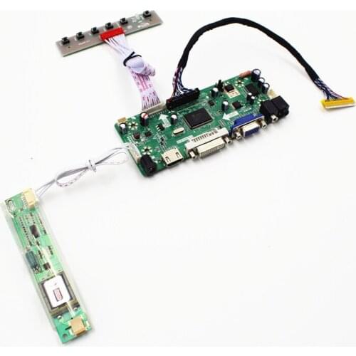 M.NT68676.2A DVI VGA HDMI-compatible LCD Controller Board LVDS for B170PW05 1440X900 TFT LCD Screen Panel repair diy