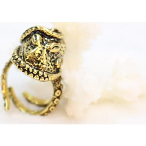 Fashion Animal Octopus Ring Punk Style For Man Wholesale