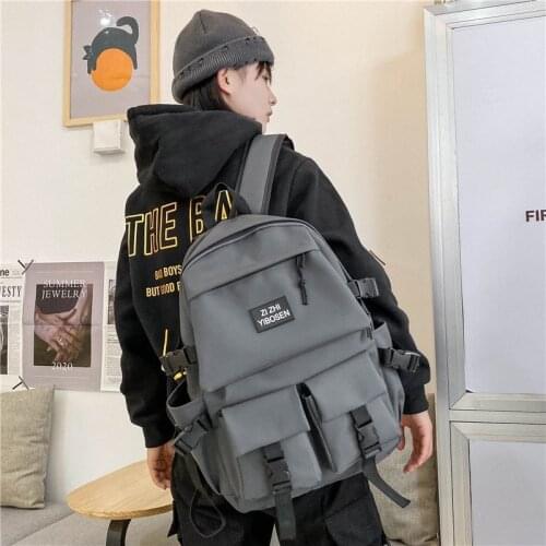 Fashion Backpack Waterproof Nylon Women Men Laptop Backpack College Student Backbag Large Capacity Travel Bagpack Mochila 2021