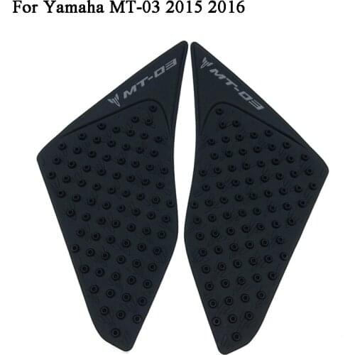MTImport MT-03 MT03 Anti slip Tank Pad Side Gas Knee Grip Traction Pads Sticker Decals For Yamaha MT-03 MT03 MT 03 2015 2016
