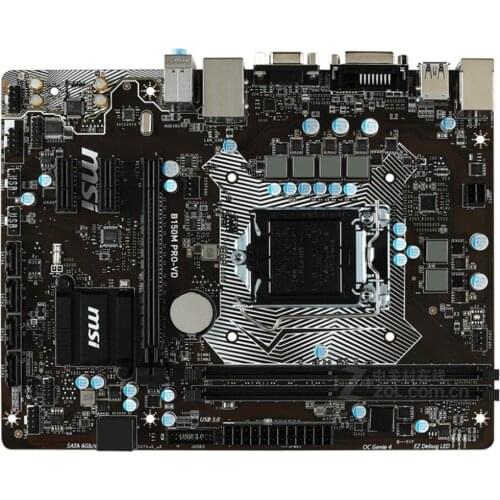MSI B150M PRO-VD original motherboard for intel LGA 1151 DDR4 USB2.0 USB3.1 32GB 14NM CPU B150 used desktop motherboard pc