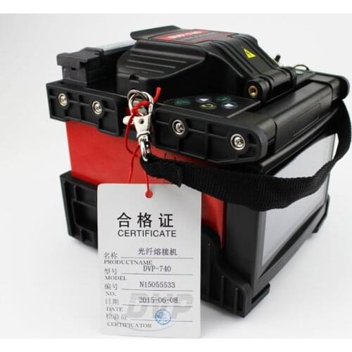 Original Multi-languageTTH Fiber Optic Splicing Machine Optical Fiber DVP-740,FTTH fiber optic welder ARC Fusion Splicer