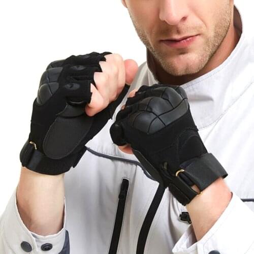 Outdoor Tactical military gloves Airsoft Sport Gloves Half Finger Type Anti-Slip Men Combat Gloves Shooting Hunting Gloves