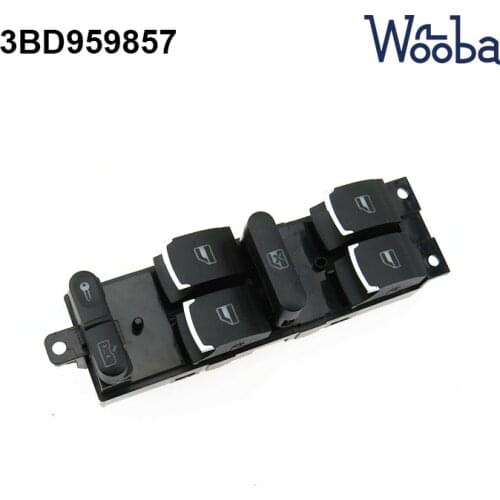 High Quality Electric Control Master Window Switch For VW Jetta Golf GTI Bora 2002-2005 Window Lifter Switch Button 3BD959857