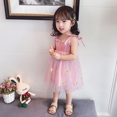 Girls' dresses, summer new styles, childrens gauze skirt, western style sling baby princess skirt