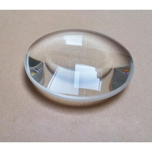 90mm Large K9 Optical Glass Biconvex Focal Length 240mm Optics Double Convex Lens Magnifiying Glass 3x Magnifier Lens