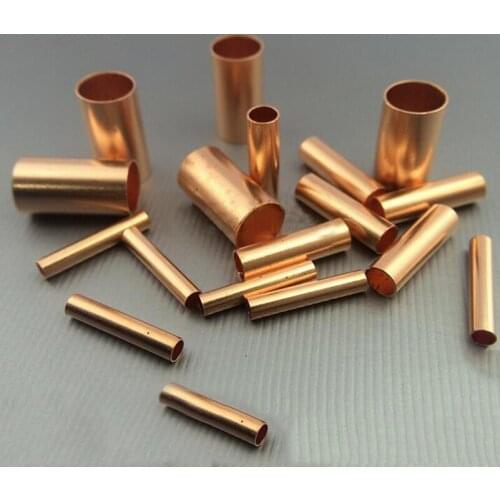 Internal Via 5.0 Terminal Copper Tube Cold-pressed Terminal Copper Tube Terminal Copper Connection Tube Copper Connection Tube