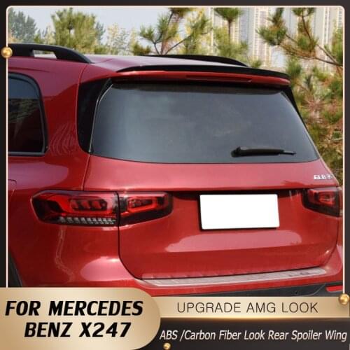 For Mercedes Benz GLB35 GLB 35 X247 GLB180 200 Upgrade AMG Look ABS Rear Spoiler Rear Wing Spoiler for Cars Decoration 2020 2021