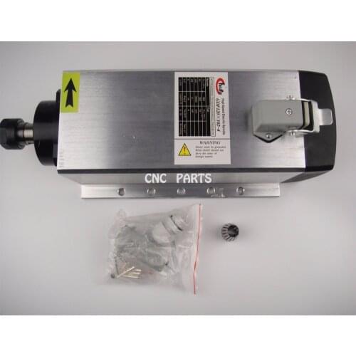 4KW square ER20 AC220V air CNC milling spindle
