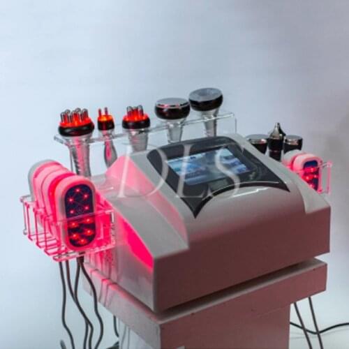 40k ultrasonic vaccum cavitation radio frequency lipo laser sliming machine Multi-polar rf weight loss salon beauty equipment