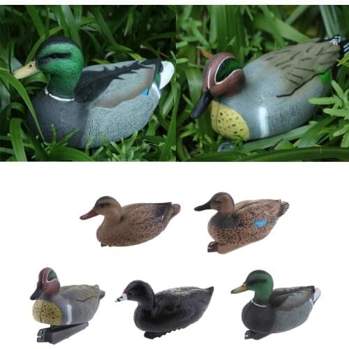 5 Options Plastic Duck Floating Decoy Hunting Bird Deterrent Repeller Weed Pest Scarer Scarecrow Lawn Sculpture Garden Decor