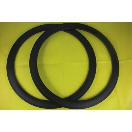 50T 50mm tubular road racing bike carbon rims 20/24 front 20 rear 24 spoke holes UD 3K Twill 12K matte 365g 23mm width