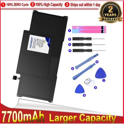 HSABAT 0 Cycle 7700mAh A1405 Battery for Apple Macbook Air 13" inch A1405 A1377 A1369 Late 2010 Mid 2011 2013 Early 2014 2015