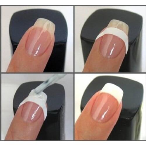 Nail Art Tip French Guide Moon Striping Tape Decoration Line Sticker 10 Pack Nail Sticker Foil DIY Manicure Decoration Tip