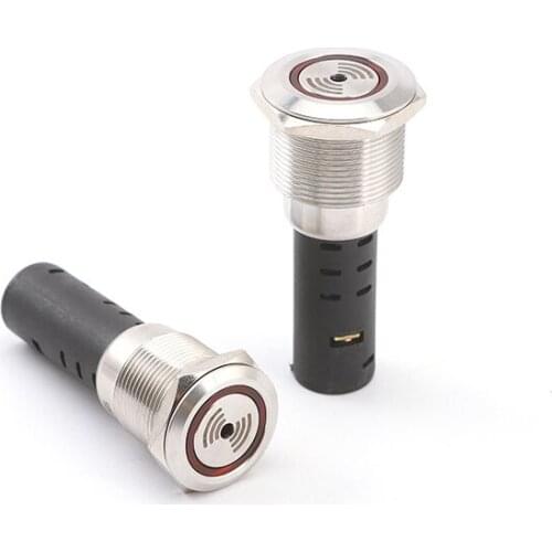 19 mm 22mm metal buzzer LED light source electronic voice ring light fault acousto-optic alarm for fire and explosion prevention