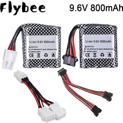 9.6v Li-ion Battery for 9115 9116 S911 S912 RC Car Truck Spare Upgrade 9.6V 800mah Rechargeable battery for toys Car 9115 9116
