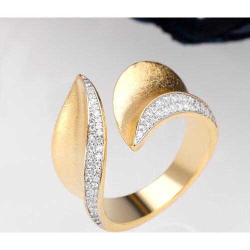 BrideTalk Frosted Ring For Women Men Lover Couple Rings Set Friendship Engagement Wedding Open Rings 2021 Jewelry