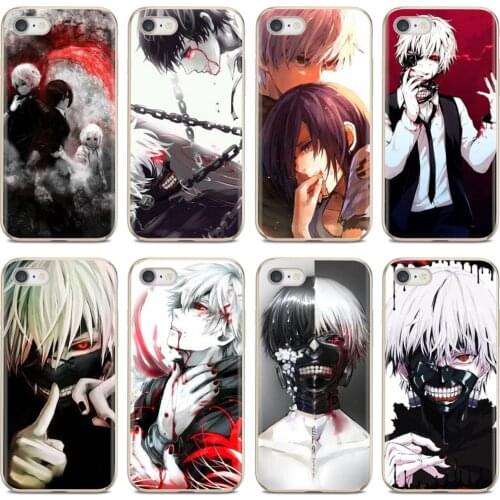 Soft TPU Case tokyo ghoul kirishima touka Kaneki For Samsung Galaxy A10 A40 A50 A70 A3 A5 A7 A9 A8 A6 Plus 2018 2015 2016 2017