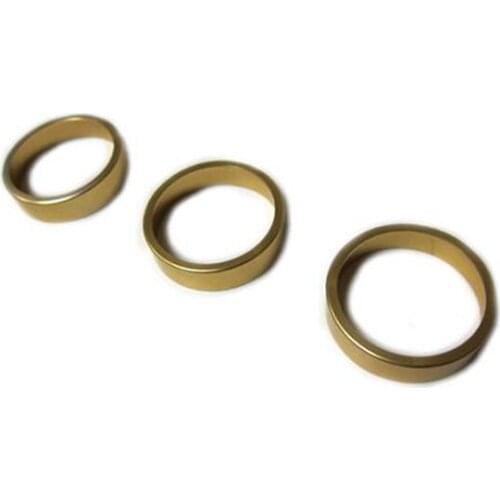 Aluminium Bezel Set For HVAC Climatronic Dial Button Gold Color For Volkswagen For VW Golf Jetta MK5