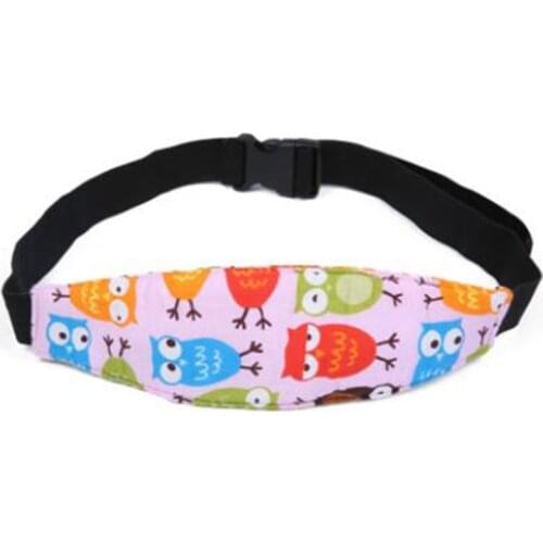Baby Sleeping Eyes Cover Owl Stroller Accessories Safety Seat Drowsiness Sleeping Safe Fixation Artifact Head Band Strap Harness