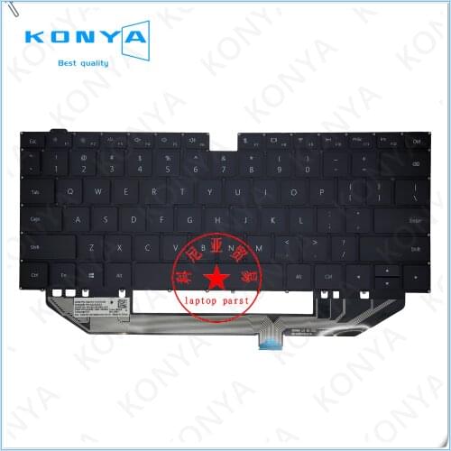 New Original For Huawei MateBook X Pro MACH-W19 W29 US Backlit Keyboard HQ21011527000 HQ21012245000