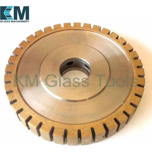 CNC Full Segmented Good 150x22xFE7/9/11/13mm Flat edge with Cooling holes (1A1-S)Peripheral Daimond wheel,For CNC glass machine