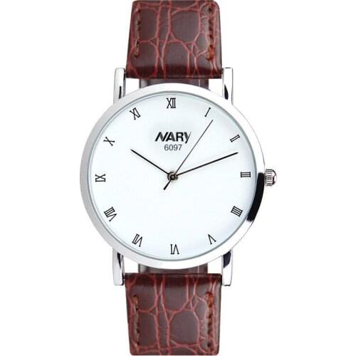 Simple Student Lovers Quartz Watch Men and Women Fashion Temperament Waterproof Belt Quartz Watch