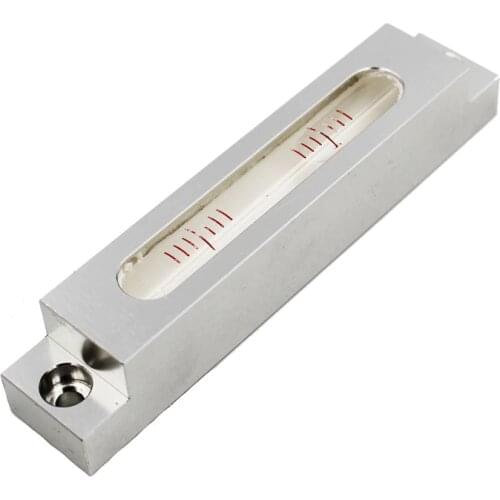 QASE Long strip high precision level blister Bubble Spirit Level with mounting holes size 105x19x19mm