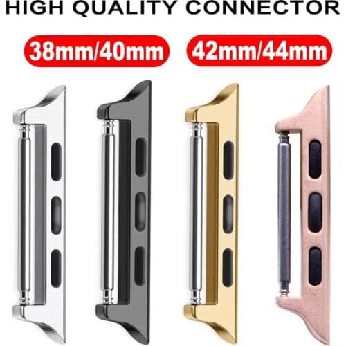 Connector Adapter For iwatch SE 6 5 4 band 40mm 44mm Seamless Linker for apple watch 3 2 1 strap 38mm 42mm Easy to install