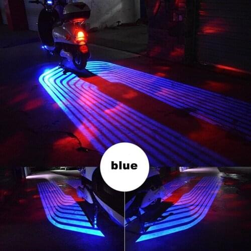 2Pcs/Pair Motorcycle LED Decorative Lights Angel Wings Light LED Welcome Lamp Projector Ghost Shadow Puddle for Motorcycles