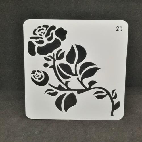 Flower Layering Stencils Drawing Color Spraying Stencil for Diy scrapbook/photo album coloring,painting stencil,home decor