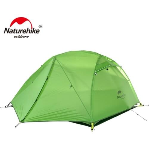 Naturehike Tent Upgraded Star River Camping Tent Ultralight 2 Person 4 Season 20D Silicone Tent With Free Mat NH17T012-T