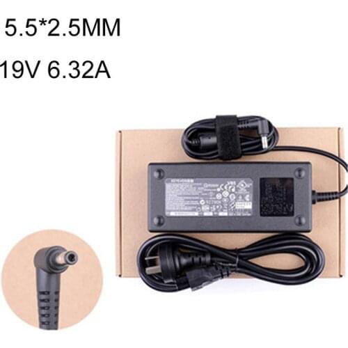 Universal Laptop Charger Adapter 19V 6.32A 5.5*2.5MM For Asus N550J N56V N750 G/N53S0 K650C K590S K610