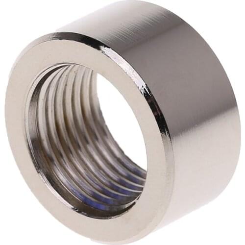 Universal Iron Plating Nicke O2 Oxygen Sensor Exhaust Stepped Mounting Weld Bung Plugs M18x1.5mm