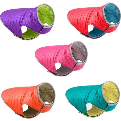 Waterproof Winter Dog Clothes Thick Warm Pet Light Weight Jacket Coat For Small Medium Dogs Vest Chihuahua Ropa Para Perros