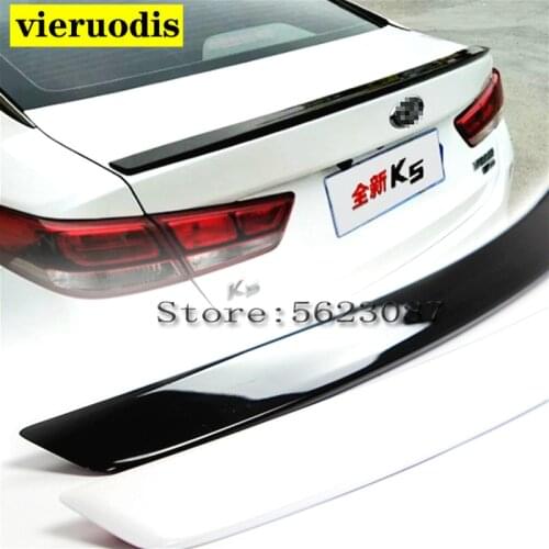 K5 2016 2017 2018 New design high quality ABS material for KIA Optima K5 spoiler primer paint rear trunk roof rear spoiler