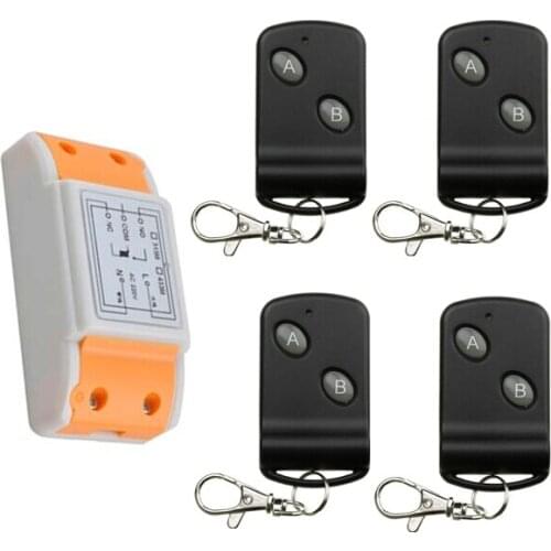 2016 new 220 v 1 ch wireless remote control switch receiver + transmitter visible quality lighting power switch