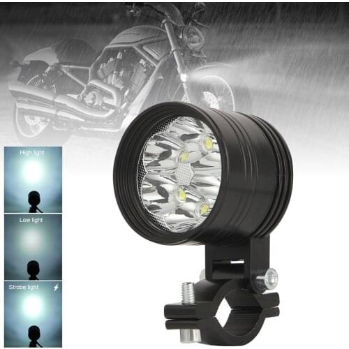 3 Modes 6 LED Car Motorcycle Headlight Fog Lights Bulb DRL lamps 12-80V Fit for Suzuki Honda Yamaha BMW Peugeot Kawasaki