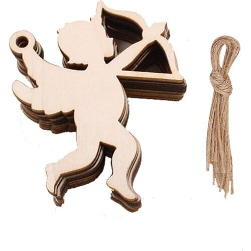 50pcs hanging silhouette cut out wood crafts ideas wooden craft shapes