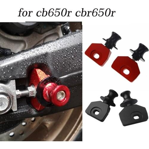 For HONDA CB650R cb 650r CBR650R CBR 650R 2014-2019 Motorcycle Accessories CNC Chain Adjustment Bracket Screw Rocker Reel Slider