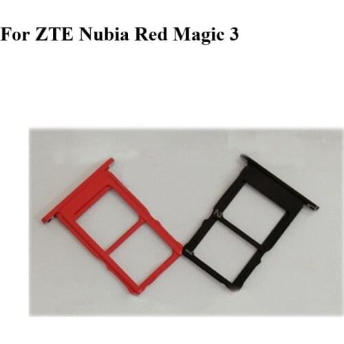For Nubia Red Magic 3 New Original Sim Card Holder Tray Card Slot For ZTE Nubia RedMagic 3 NX629J Sim Card Holder