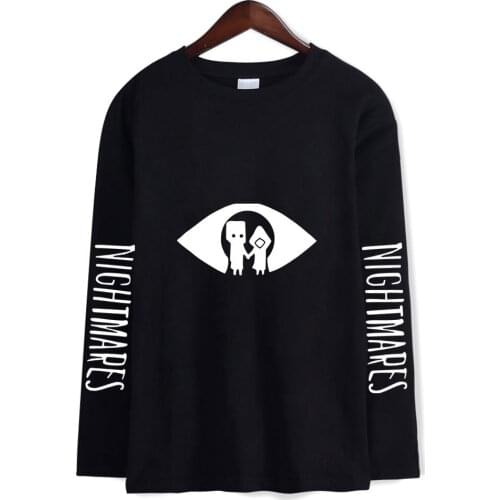 2021 New Little Nightmares T-shirt Women Mens Long Sleeve Tshirt Harajuku Streetshirt Tees Kids Game Little Nightmares Tops