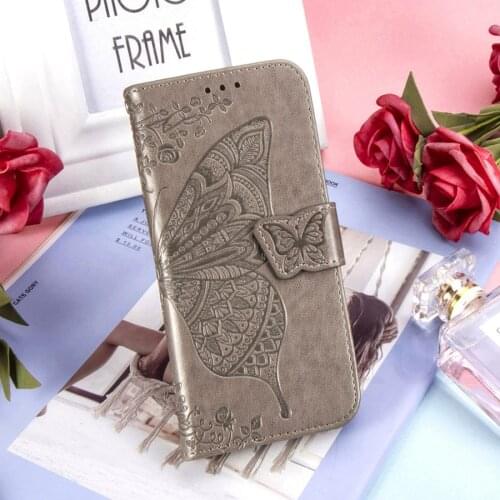 2021 Butterfly Leather Flip Case For OPPO Realme X C3 C11 C12 C15 6S 6i 7i 7 5 6 Pro 8 A53 A33 A52 A72 A73 5G A31 A91 A15 A5 A9